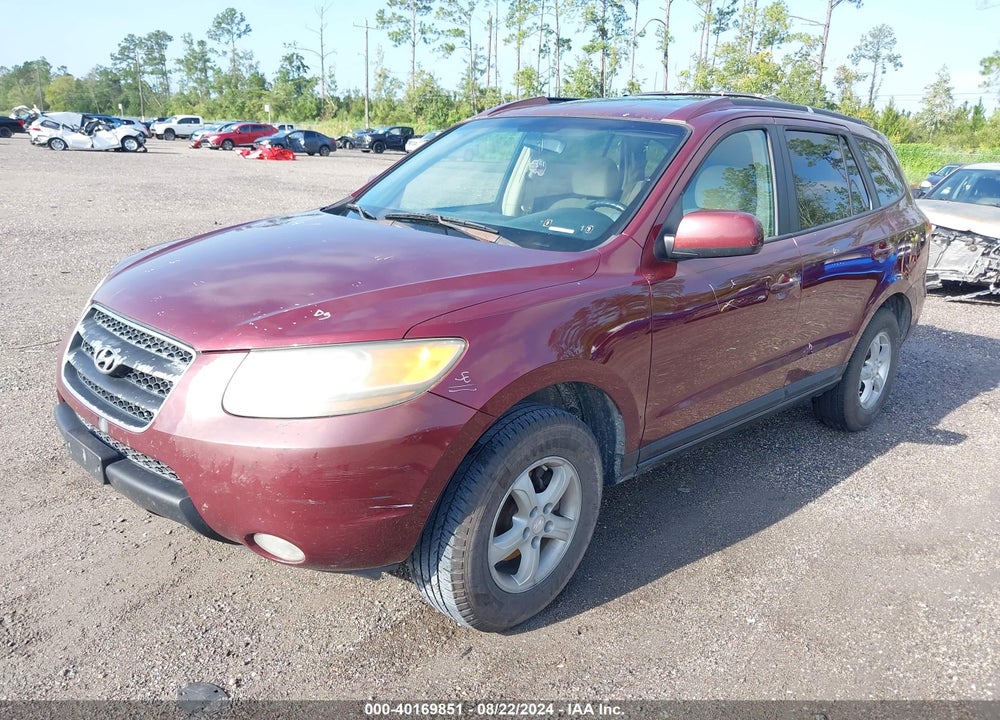 2007 HYUNDAI SANTA FE GLS VIN: 5NMSG13D77H018384