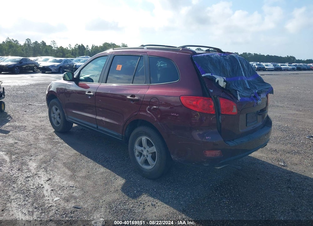 2007 HYUNDAI SANTA FE GLS VIN: 5NMSG13D77H018384