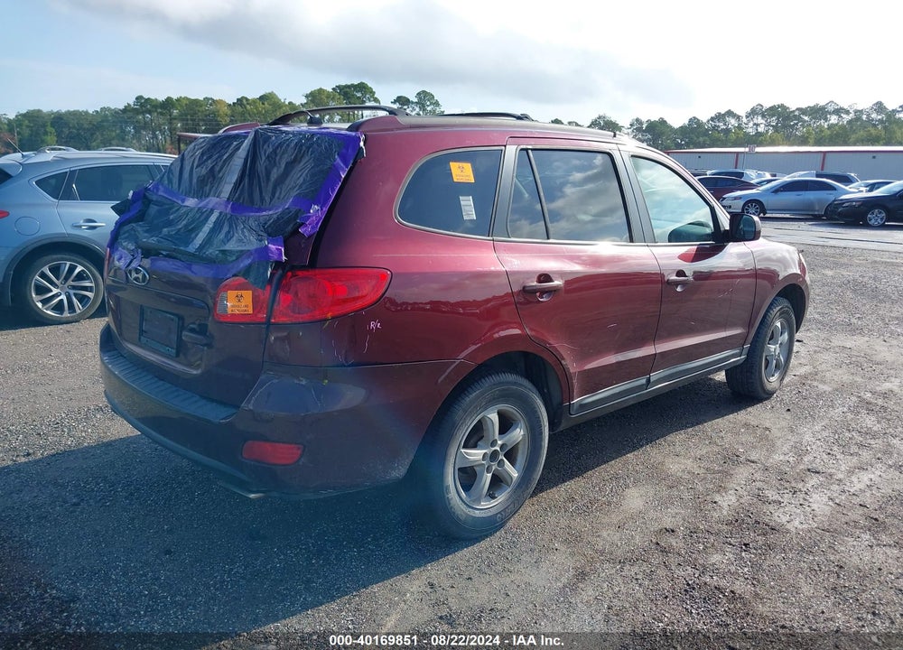 2007 HYUNDAI SANTA FE GLS VIN: 5NMSG13D77H018384
