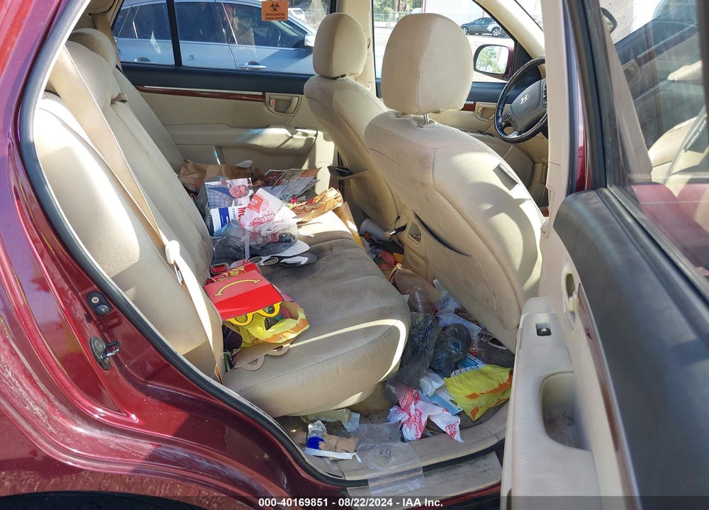 2007 HYUNDAI SANTA FE GLS VIN: 5NMSG13D77H018384