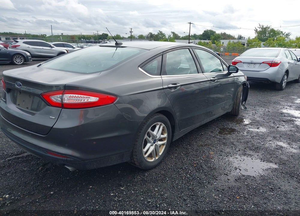 2016 FORD FUSION SE VIN: 3FA6P0H73GR294534