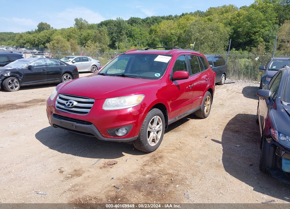 2012 HYUNDAI SANTA FE LIMITED VIN: 5XYZK3AB7CG162385