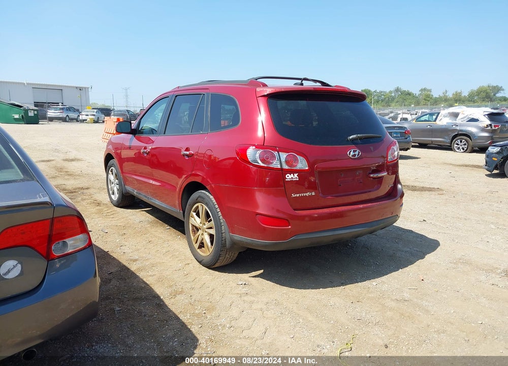 2012 HYUNDAI SANTA FE LIMITED VIN: 5XYZK3AB7CG162385