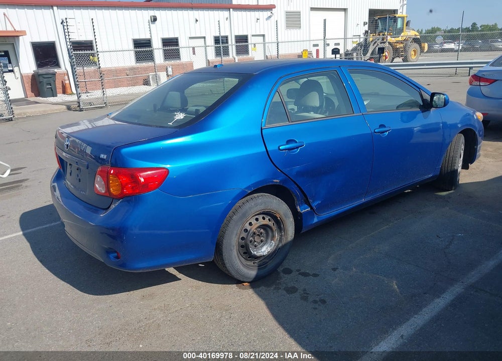 2009 TOYOTA COROLLA LE VIN: JTDBL40E999044770