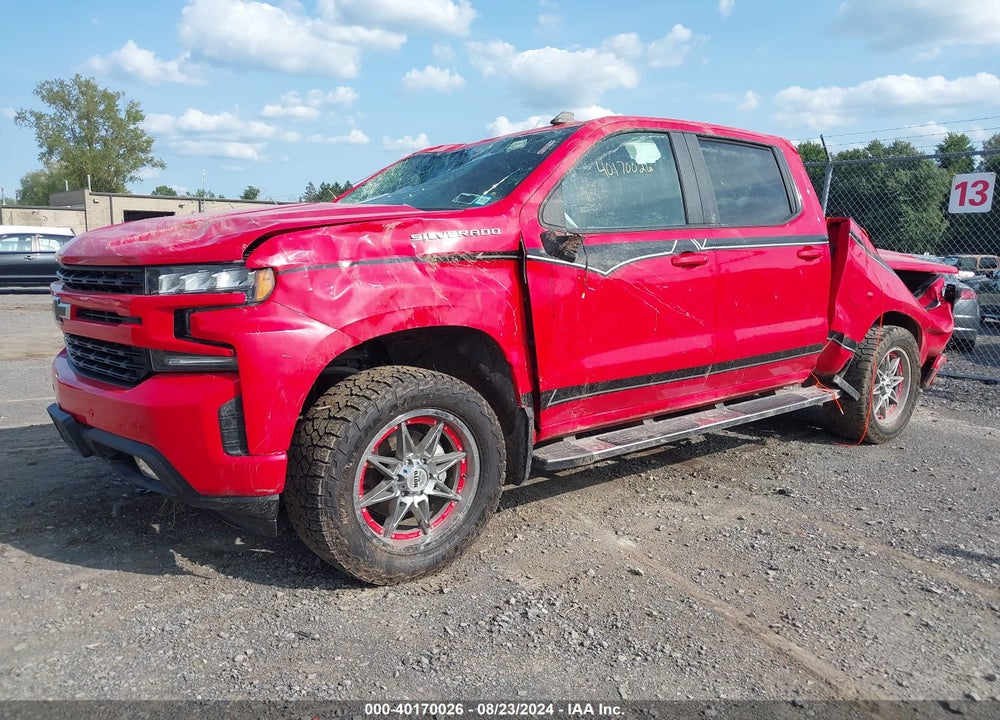 2021 CHEVROLET SILVERADO 1500 4WD SHORT BED RST VIN: 1GCUYEEL5MZ252290