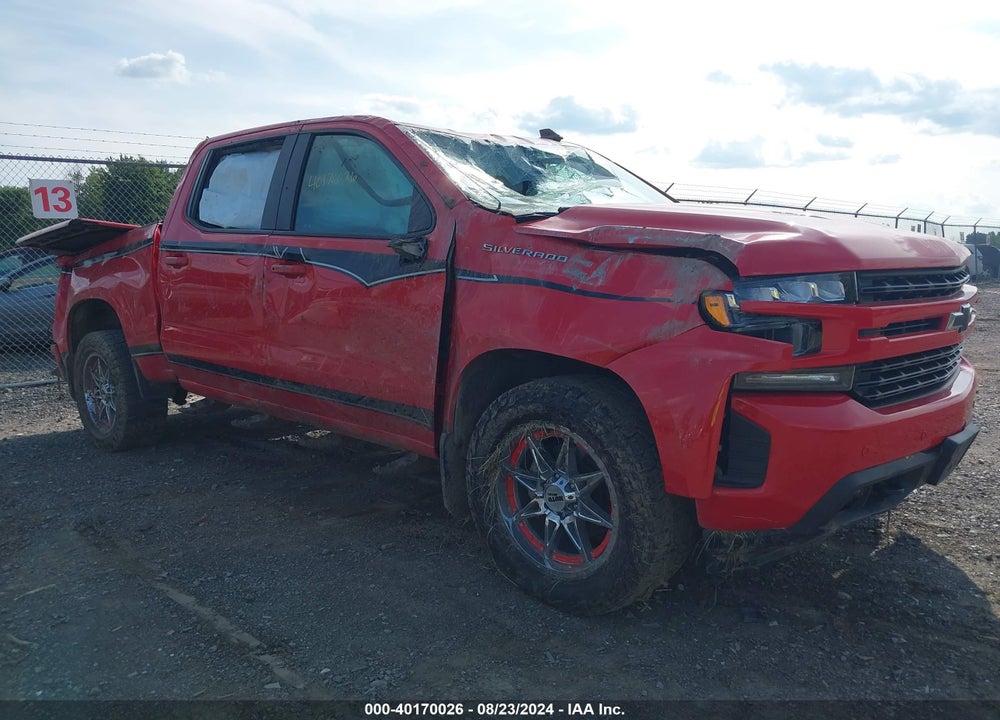 2021 CHEVROLET SILVERADO 1500 4WD SHORT BED RST VIN: 1GCUYEEL5MZ252290
