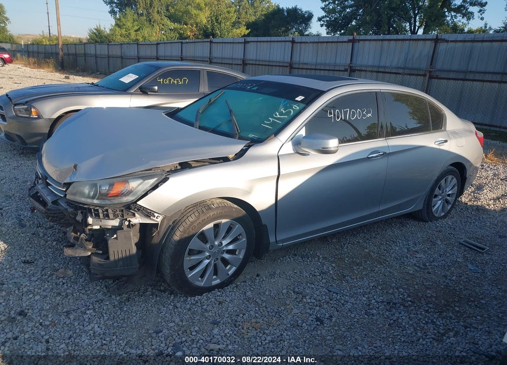 2013 HONDA ACCORD EX-L V-6 VIN: 1HGCR3F85DA014852