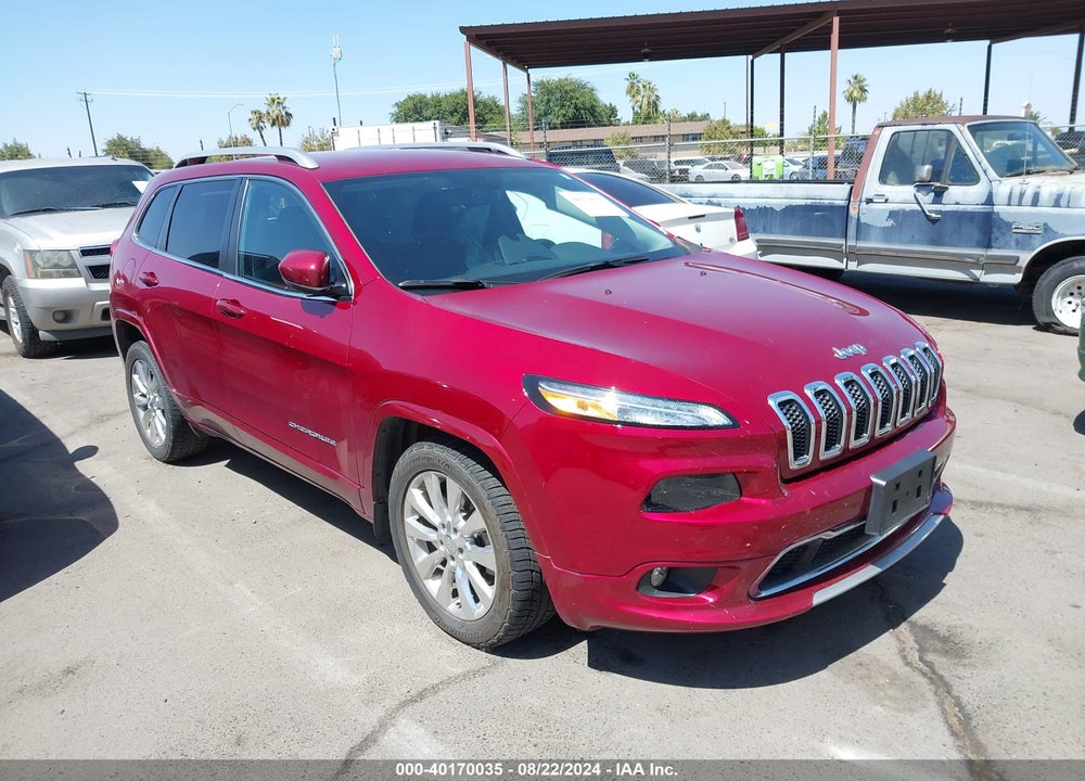 2016 JEEP CHEROKEE OVERLAND VIN: 1C4PJLJSXGW370215