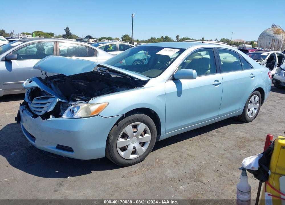 2007 TOYOTA CAMRY LE VIN: JTNBE46K073054493