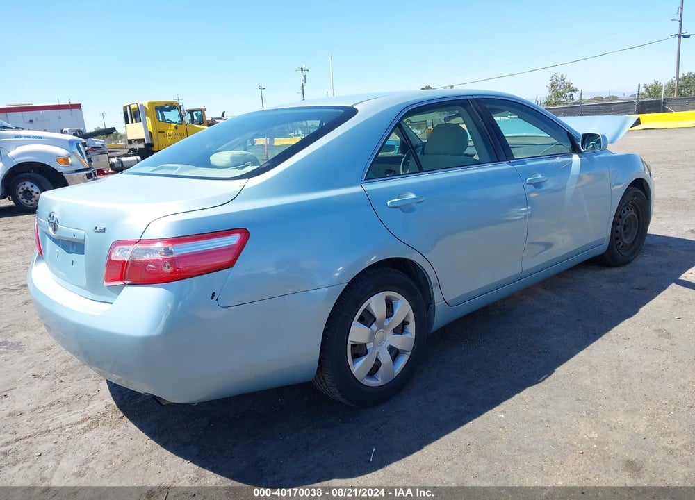 2007 TOYOTA CAMRY LE VIN: JTNBE46K073054493