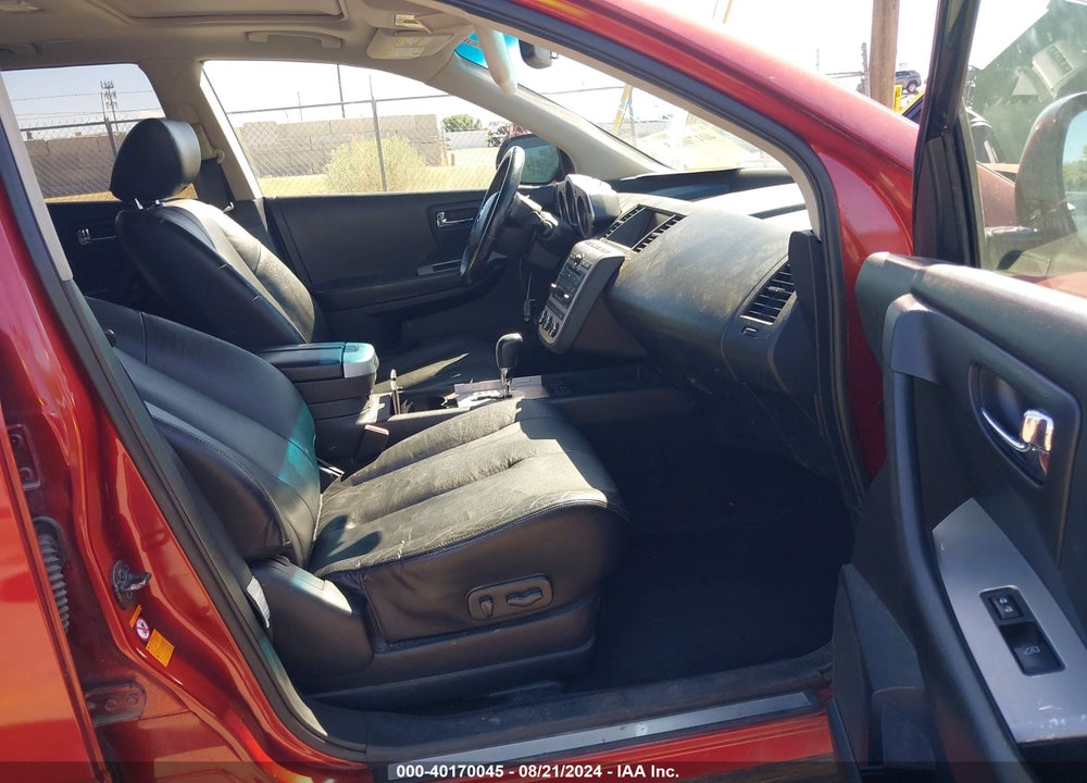2007 NISSAN MURANO SL VIN: JN8AZ08W87W646708