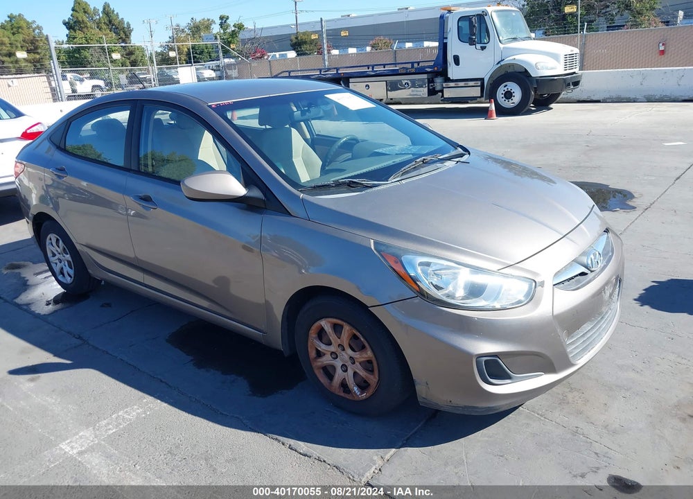 2014 HYUNDAI ACCENT GLS VIN: KMHCT4AE5EU692953