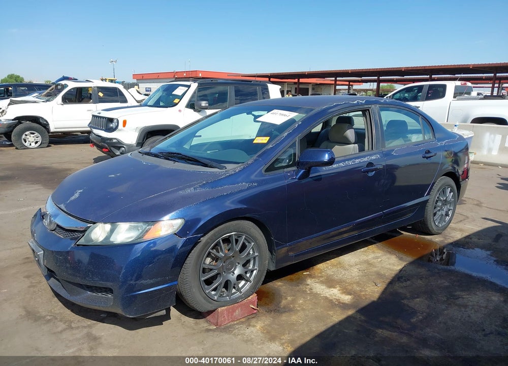 2010 HONDA CIVIC LX VIN: 2HGFA1F5XAH524321