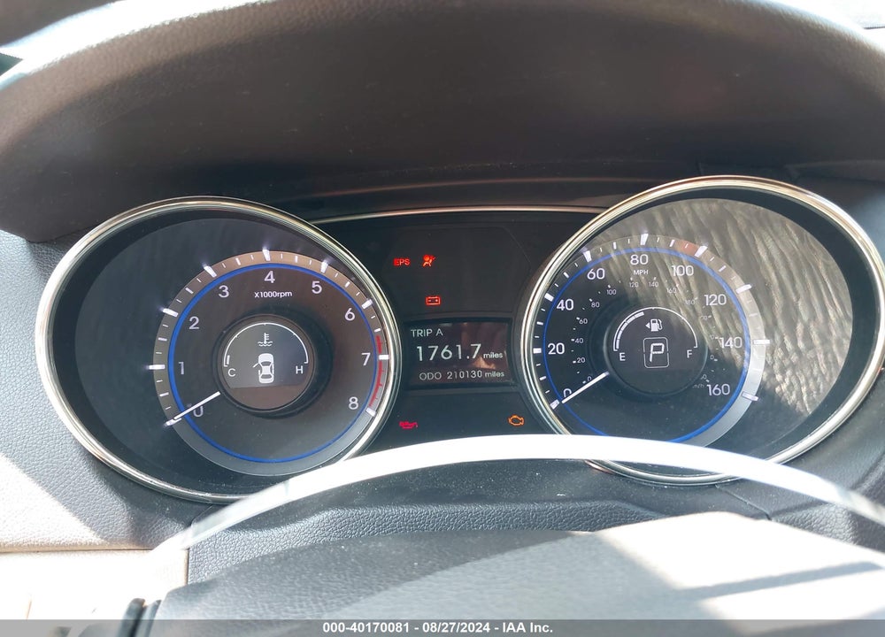 2012 HYUNDAI SONATA GLS VIN: 5NPEB4AC7CH351852