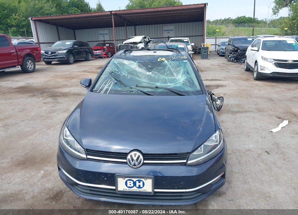 2019 VOLKSWAGEN GOLF 1.4T S/1.4T SE VIN: 3VWG57AU7KM030345