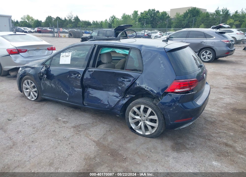 2019 VOLKSWAGEN GOLF 1.4T S/1.4T SE VIN: 3VWG57AU7KM030345