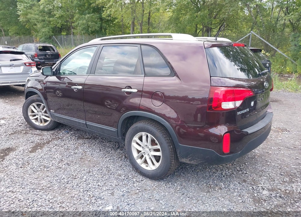 2015 KIA SORENTO LX V6 VIN: 5XYKTDA73FG594508