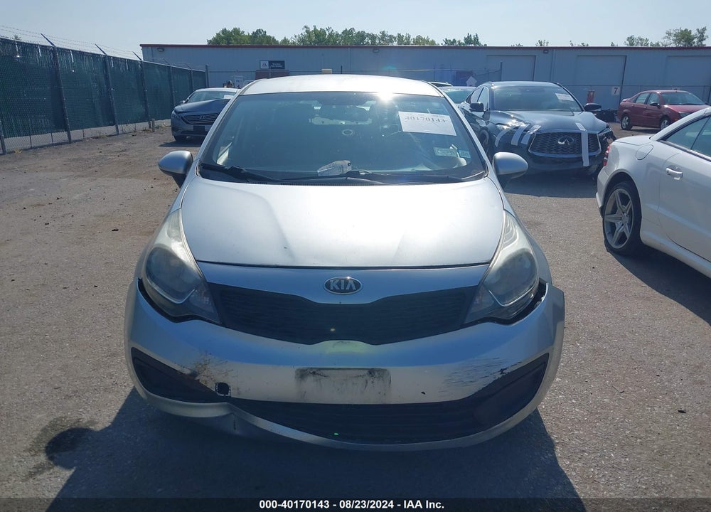2013 KIA RIO LX VIN: KNADM4A35D6222166