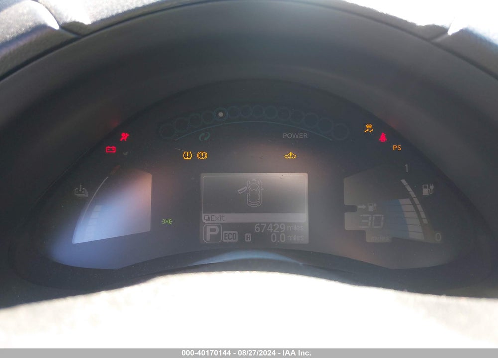 2013 NISSAN LEAF S VIN: 1N4AZ0CPXDC405733