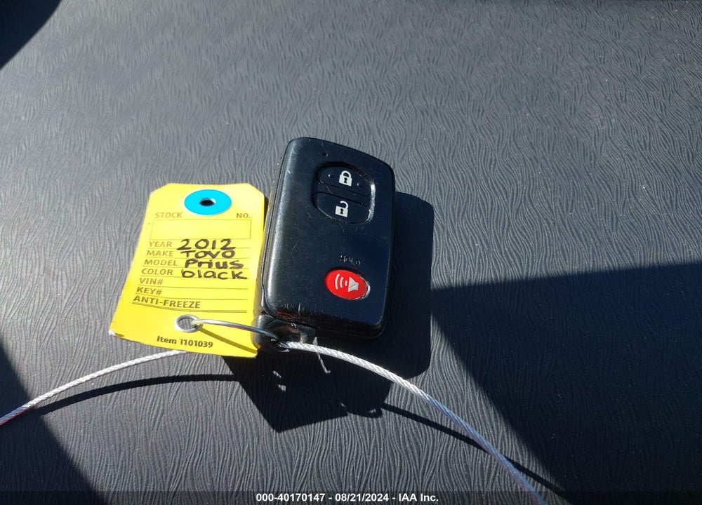 2012 TOYOTA PRIUS THREE VIN: JTDKN3DU7C5410150