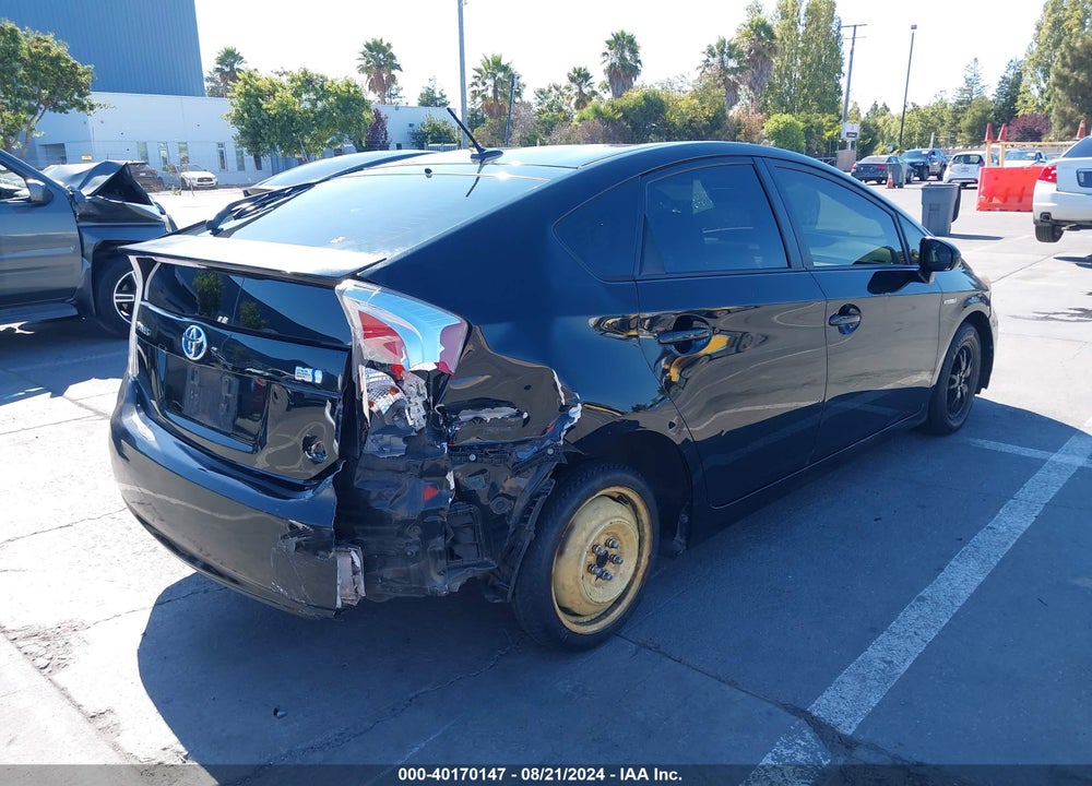 2012 TOYOTA PRIUS THREE VIN: JTDKN3DU7C5410150