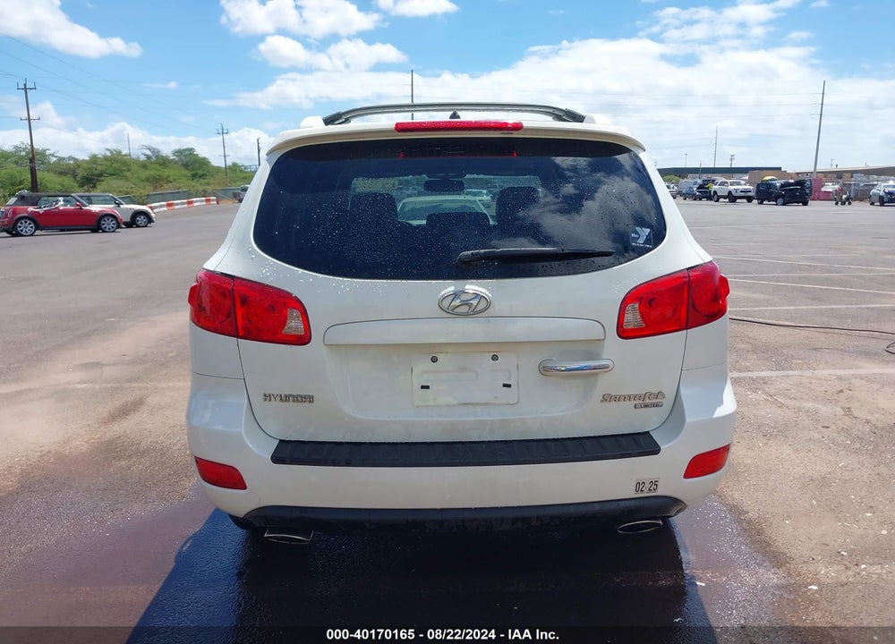 2007 HYUNDAI SANTA FE LIMITED/SE VIN: 5NMSH13E67H021881