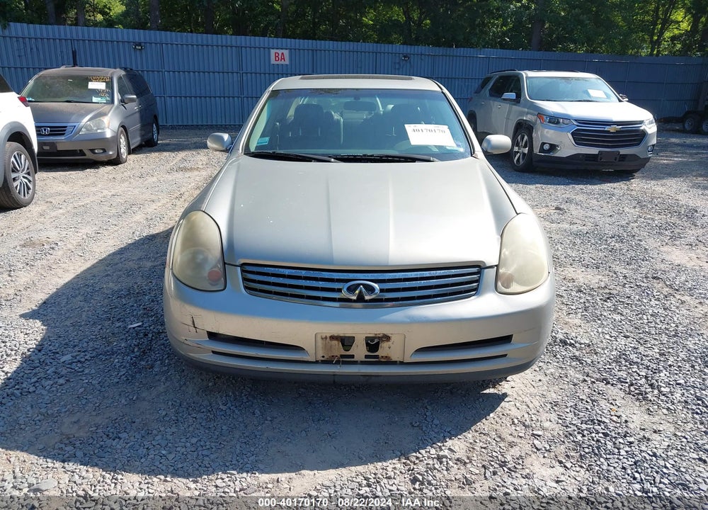2003 INFINITI G35 LUXURY LEATHER VIN: JNKCV51E53M314583