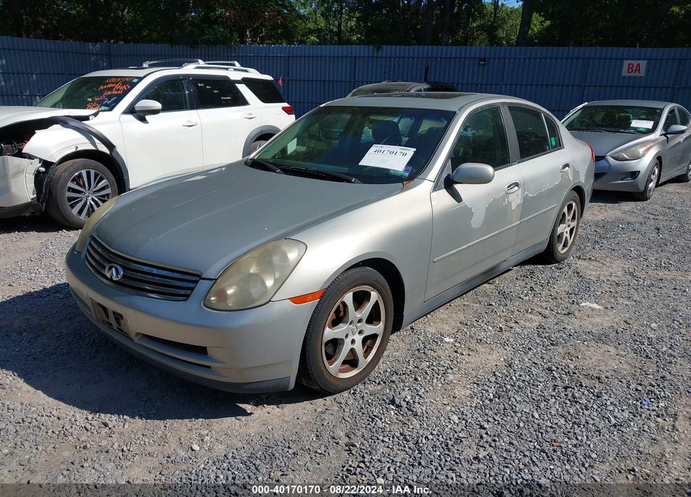 2003 INFINITI G35 LUXURY LEATHER VIN: JNKCV51E53M314583