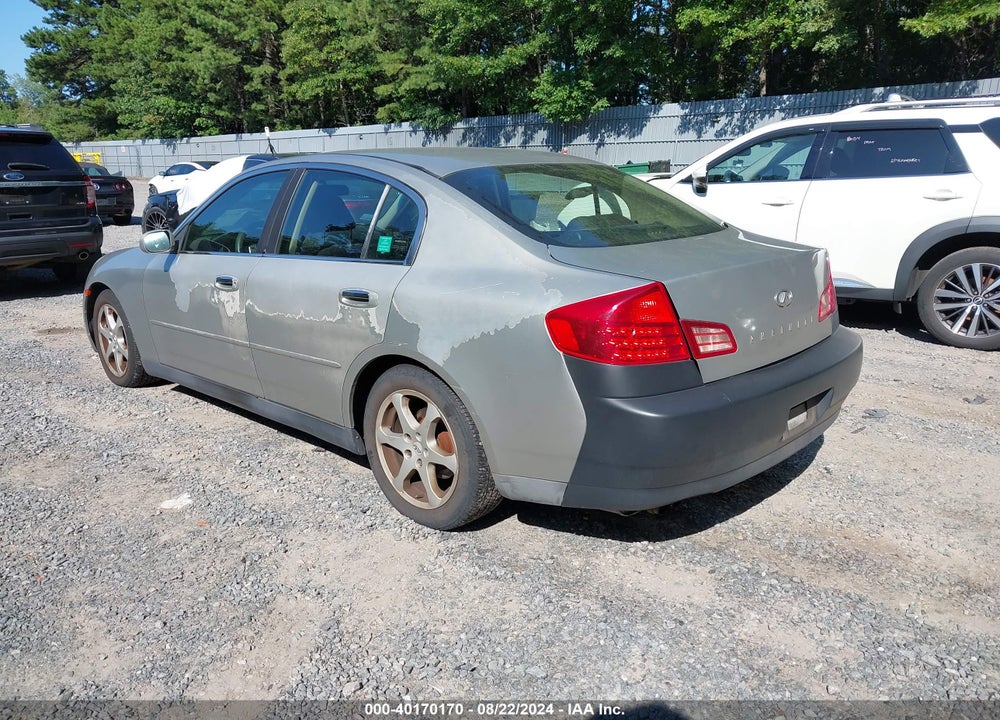 2003 INFINITI G35 LUXURY LEATHER VIN: JNKCV51E53M314583