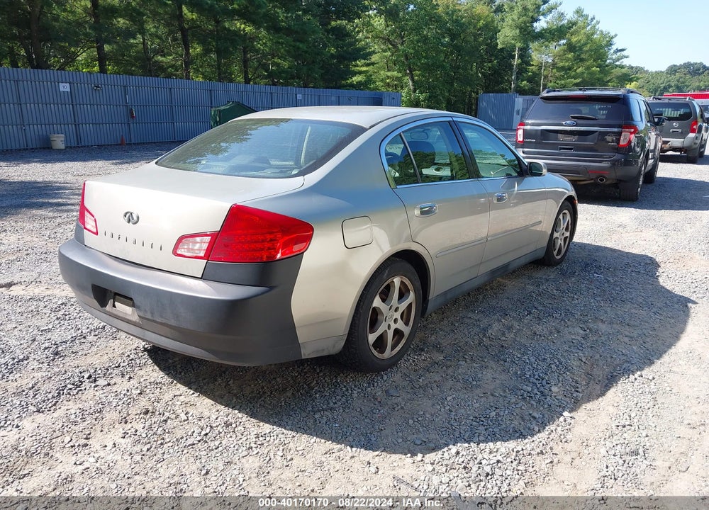 2003 INFINITI G35 LUXURY LEATHER VIN: JNKCV51E53M314583