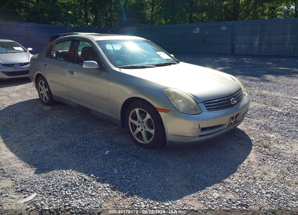 2003 INFINITI G35 LUXURY LEATHER VIN: JNKCV51E53M314583