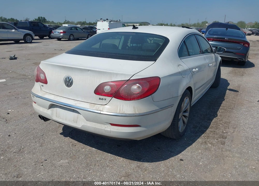 2011 VOLKSWAGEN CC SPORT VIN: WVWMN7AN2BE724428
