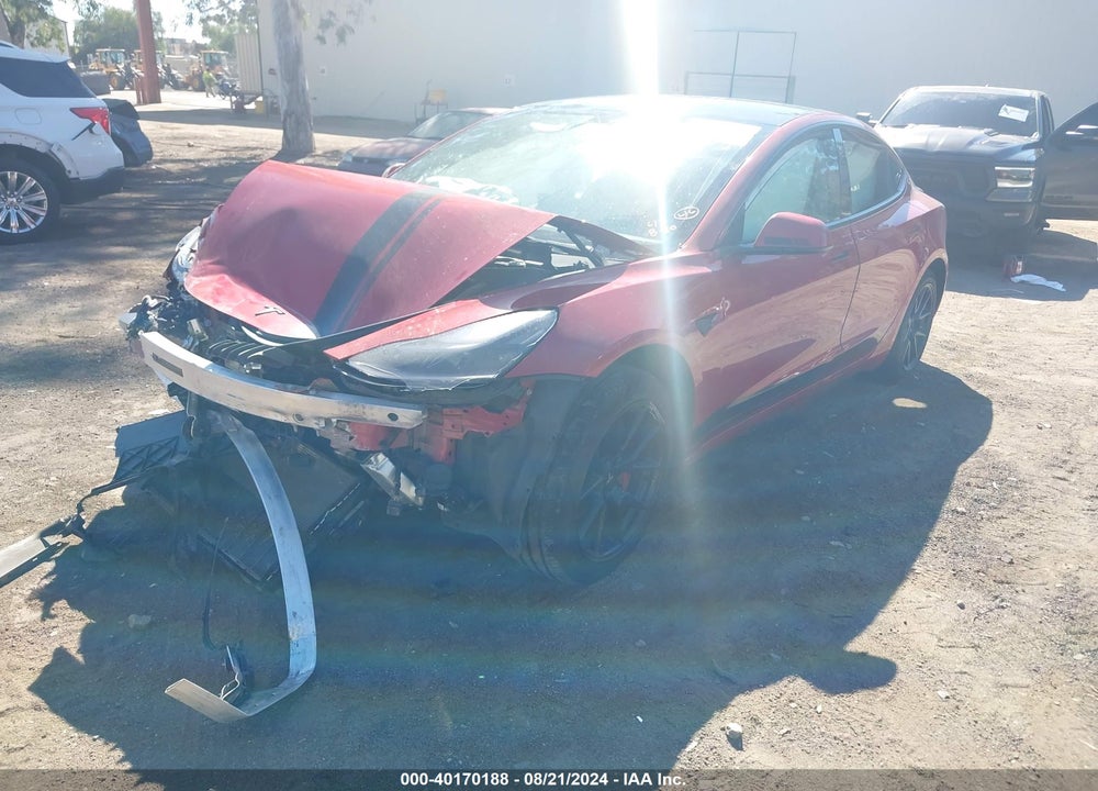 2022 TESLA MODEL 3 LONG RANGE DUAL MOTOR ALL-WHEEL DRIVE VIN: 5YJ3E1EB7NF126184