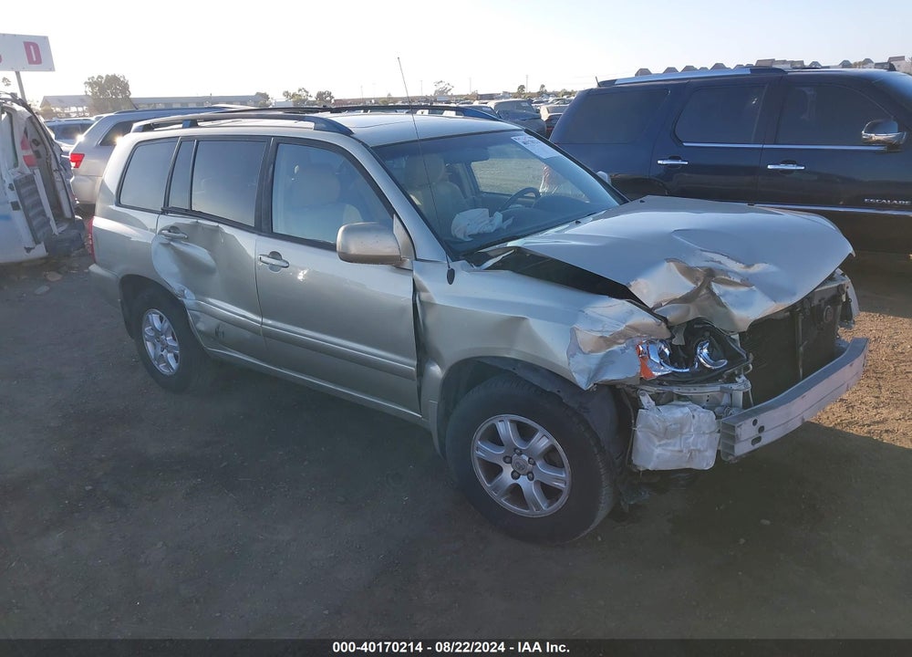 2003 TOYOTA HIGHLANDER V6 VIN: JTEGF21A530114043