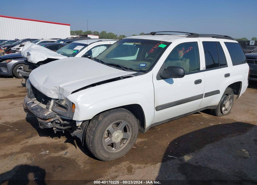 2004 CHEVROLET TRAILBLAZER LS VIN: 1GNDS13S242139434