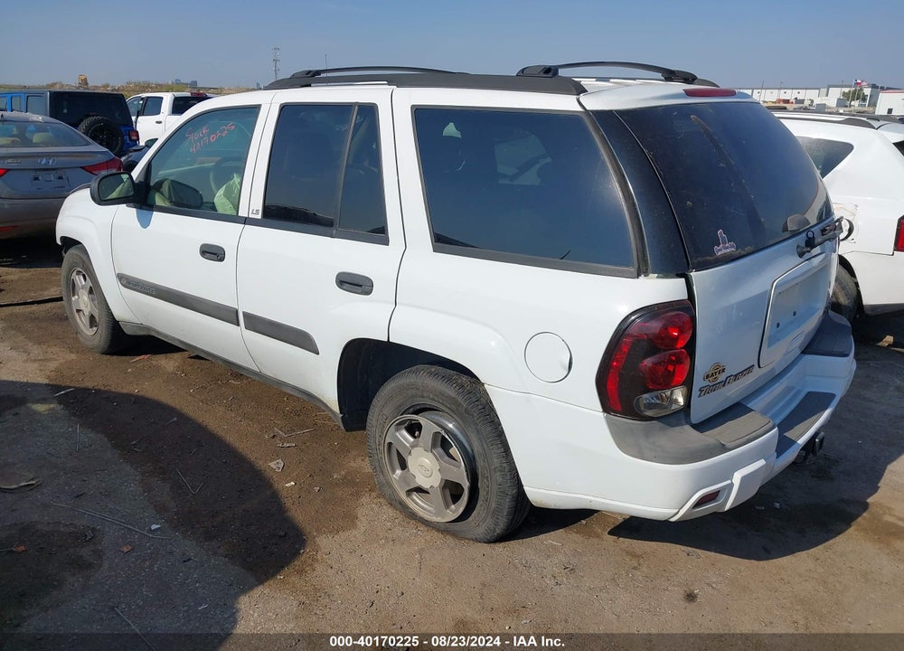 2004 CHEVROLET TRAILBLAZER LS VIN: 1GNDS13S242139434