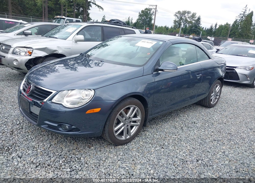 2008 VOLKSWAGEN EOS LUX VIN: WVWFA71F78V013006