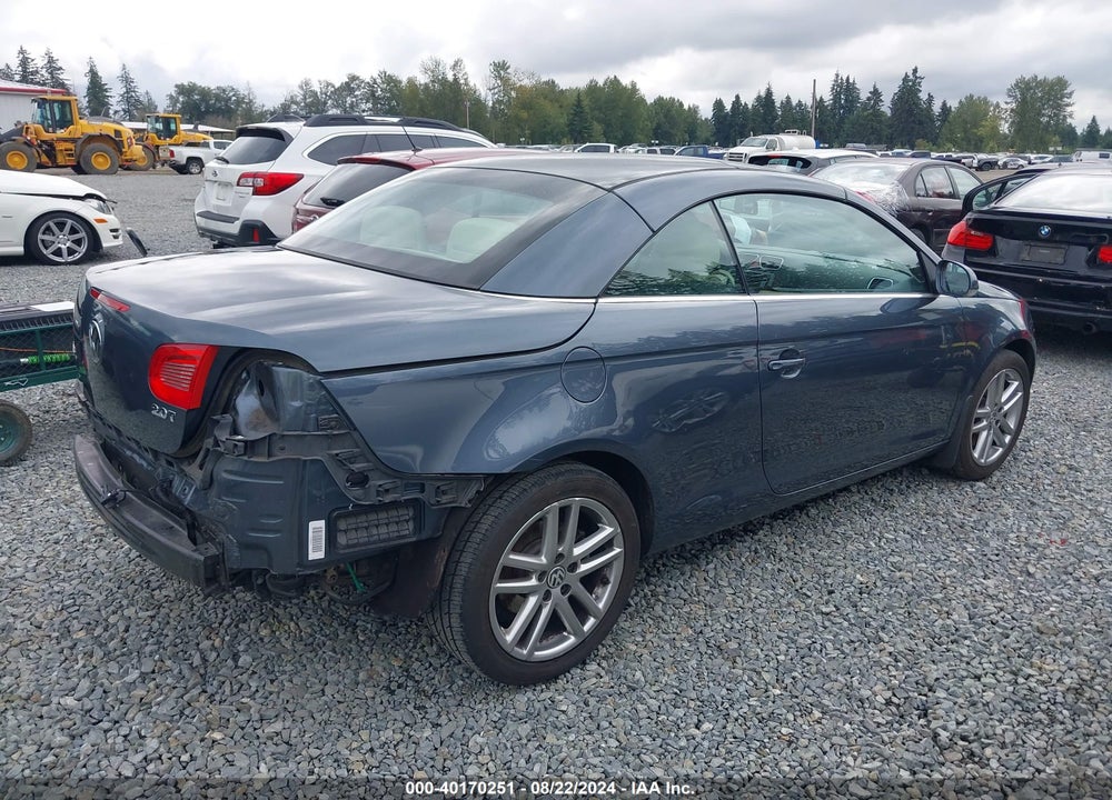 2008 VOLKSWAGEN EOS LUX VIN: WVWFA71F78V013006