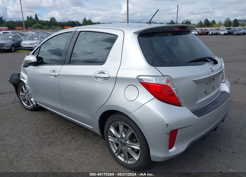 2013 TOYOTA YARIS SE VIN: JTDKTUD33DD563294
