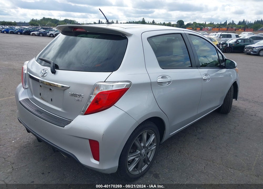 2013 TOYOTA YARIS SE VIN: JTDKTUD33DD563294