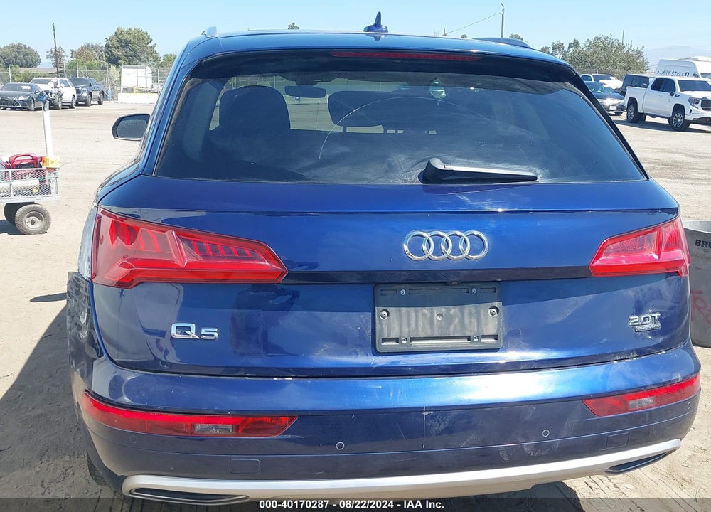 2018 AUDI Q5 2.0T PREMIUM/2.0T TECH PREMIUM VIN: WA1BNAFY2J2020800