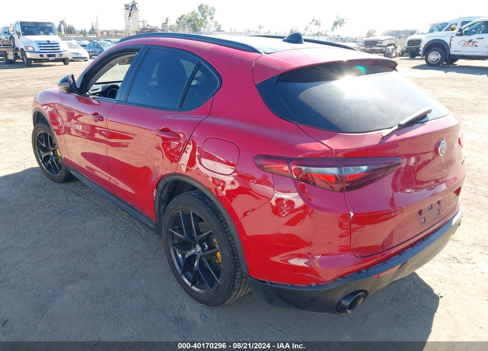 2019 ALFA ROMEO STELVIO RWD VIN: ZASPAJAN8K7C70915