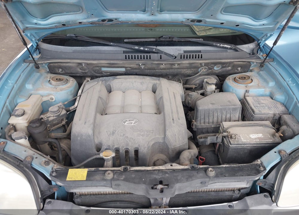 2004 HYUNDAI SANTA FE GLS VIN: KM8SC73D44U742368