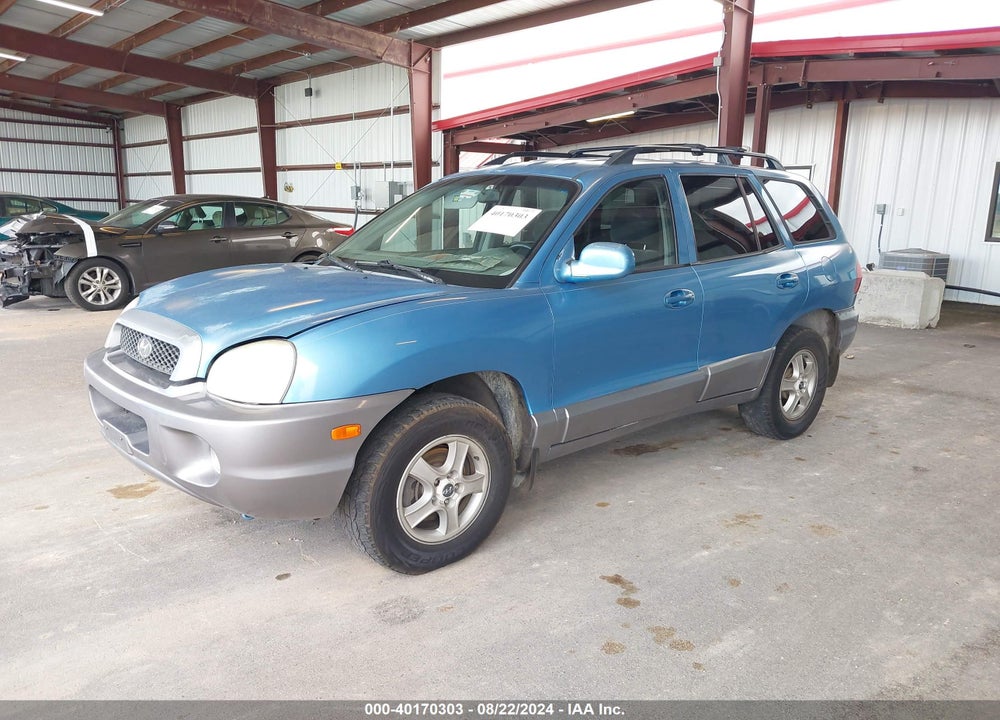 2004 HYUNDAI SANTA FE GLS VIN: KM8SC73D44U742368