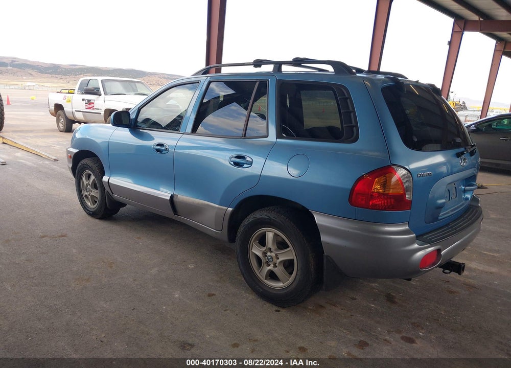 2004 HYUNDAI SANTA FE GLS VIN: KM8SC73D44U742368