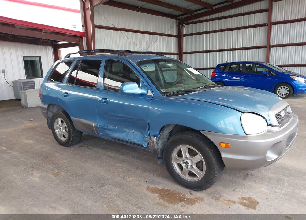 2004 HYUNDAI SANTA FE GLS VIN: KM8SC73D44U742368
