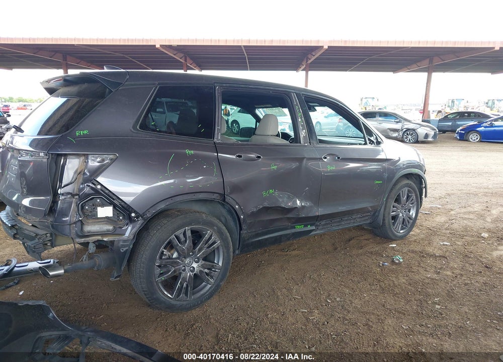 2019 HONDA PASSPORT EX-L VIN: 5FNYF7H56KB003337