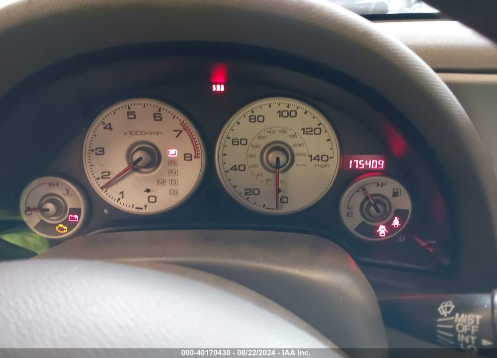 2004 ACURA RSX VIN: JH4DC54874S001225