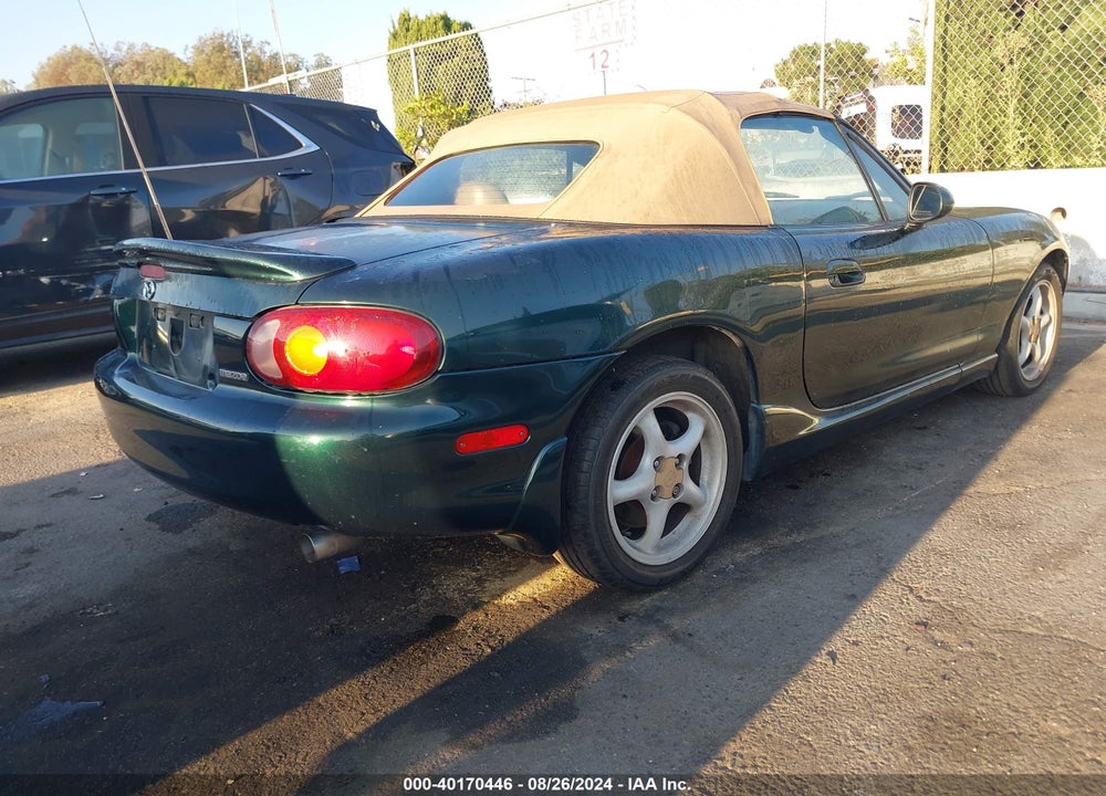 1999 MAZDA MX-5 MIATA LEATHER PKG/POPULAR EQUIPMENT PKG/SPORTS PKG/TOURING PKG VIN: JM1NB3531X0137771