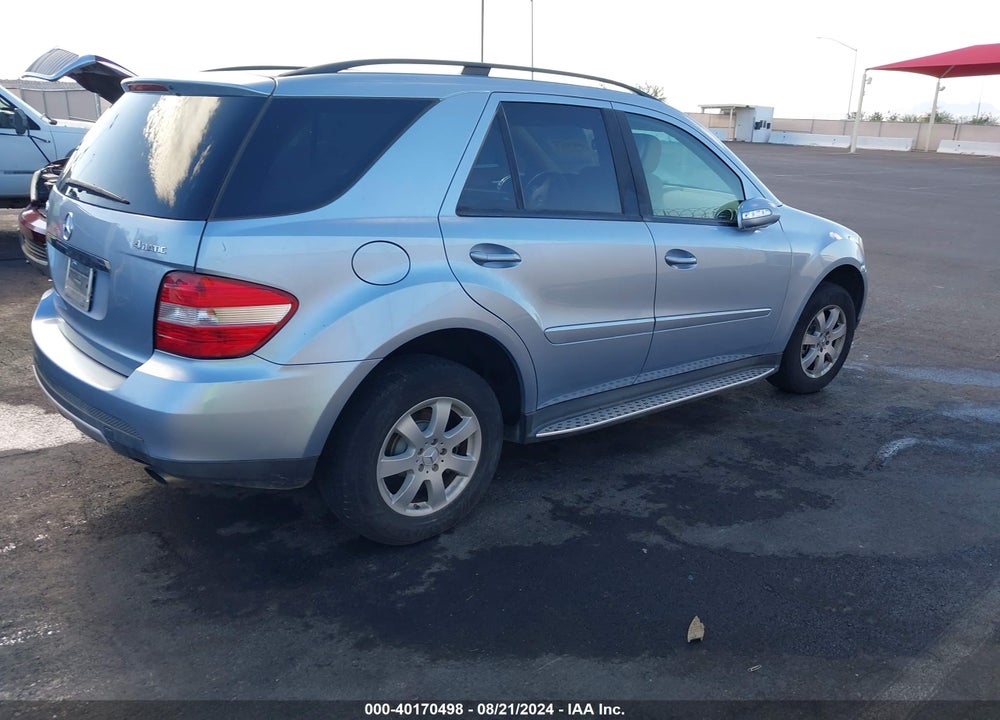 2007 MERCEDES-BENZ ML 350 4MATIC VIN: 4JGBB86E67A200028